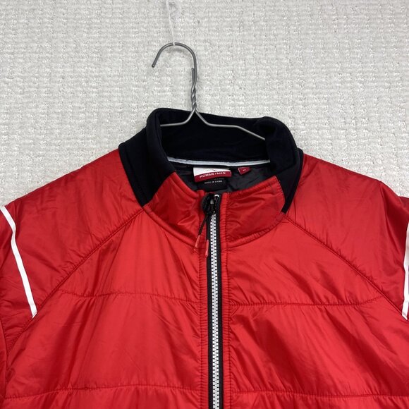SWIX Quilted Jacket Mens XL Red Full Zip Insulated Lightweight Cross-Country Ski - Picture 2 of 13